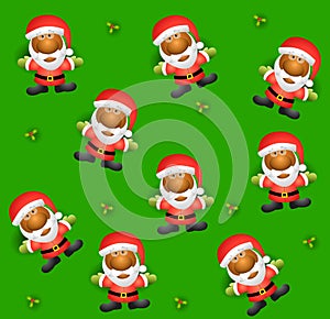 Tileable Santa Background 2