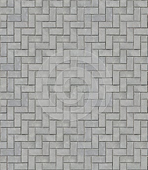 Tileable Seamless Texture of Stone Bricks Pavers