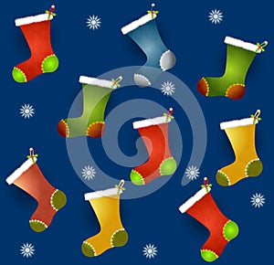 Tileable Xmas Stockings