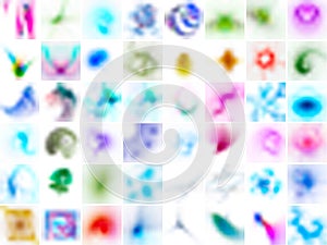 Tiled abstract background