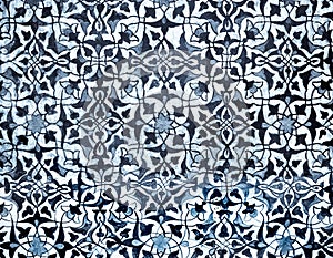 Tiled background with oriental ornaments