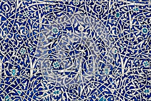 Tiled background with oriental ornaments