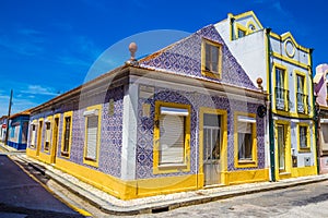Tiled Building In Aveiro - Portugal, Europe photo