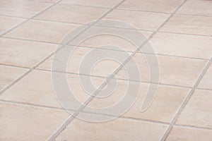 Tiled floor