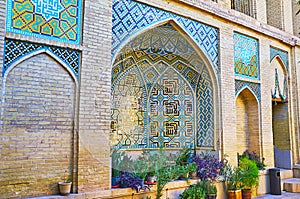 The tiled niche in Imamzadeh Jalal Addin shrine, Nasir Ol-Molk m photo