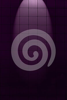 Tiled Purple Background with Spotlight