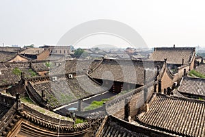 Tiled roof of the ancient city of Pingyao, Shanxi province, China