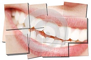 Tiled smile photo