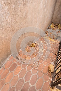 Southwestern design stairway, Winter