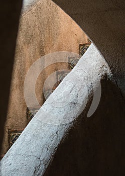 Tiled steps, Tlaquepaque in Sedona, Arizona