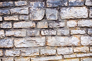 tiled stone wall texture closeup