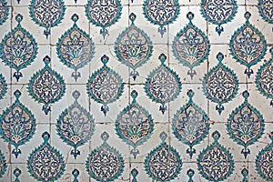 Tiled wall, Harem, Topkapi Palace