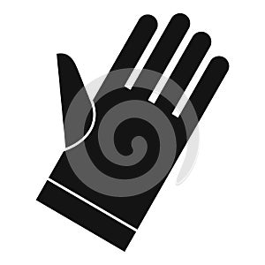 Tiler glove icon, simple style
