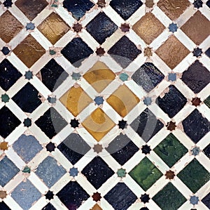 Tiles at the Alhambra photo