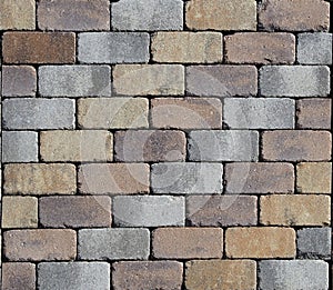 Tiles for outdoors pavements, also used as brick for surrounding wall.