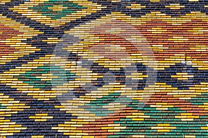 Tiles rooftop of Hospice de Beaune, Burgundy, France