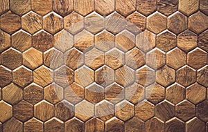 Tiles texture with elements. Material wood oak.