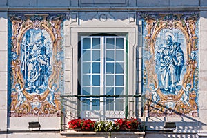 Tiles of the Town Hall of Cascais, Portugal