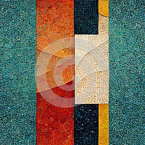 Tiles - Vibrant mosaic in a modern and abstract style