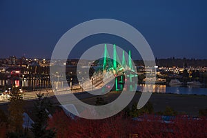 Tilikum crossing bridge in Downtown Portland, Oregon