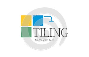 Tiling bathroom logo