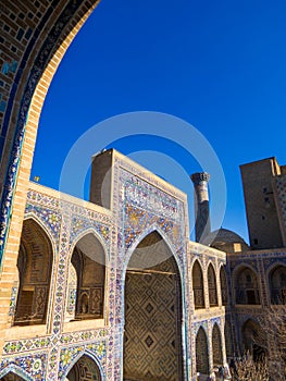 Tilla-Kari Mosque, Samarkand, Uzbekistan