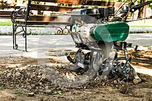 Tillage with a cultivator