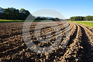 Tillage to horizont photo