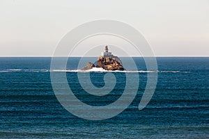 Tillamook Rock Lighthouse on a Calm Day