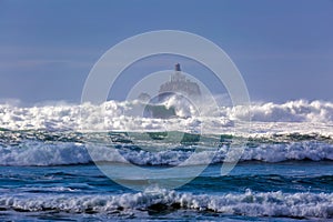 Tillamook Rock Lighthouse in Oregon photo