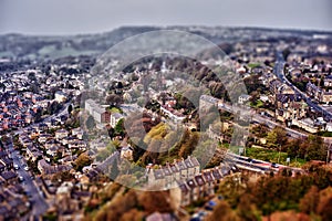 Tilt and shift photo