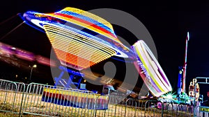 Tilt-A-Whirl Carnival Ride in Texas