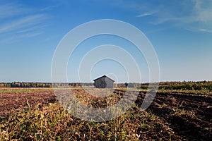 Tilted Old Barn House