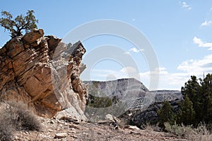 Tilting Sandstone Beds in the Colorado National Monument