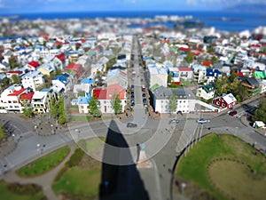 Tiltshift from Reykjavik