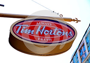 Tim Hortons Sign