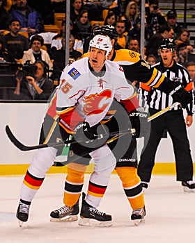 Tim Jackman Calgary Flames #15.