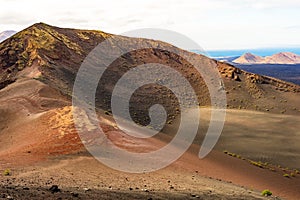 Timanfaya Crater on Lanzarote Island