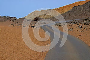 Timanfaya national park in Lanzarote, Canary islands