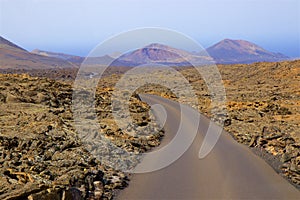 Timanfaya national park in Lanzarote, Canary islands