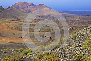 Timanfaya national park in Lanzarote, Canary islands