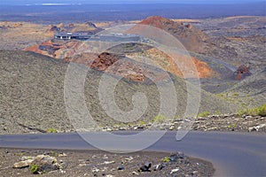 Timanfaya national park in Lanzarote, Canary islands