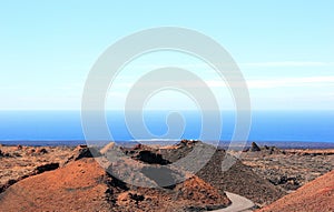 Timanfaya National Park, Lanzarote, Canary Islands.