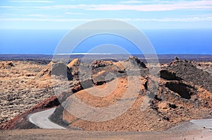 Timanfaya National Park, Lanzarote, Canary Islands.