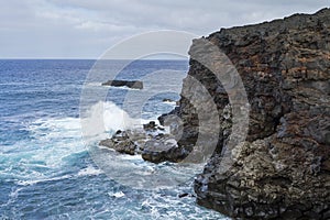 Timanfaya park coast