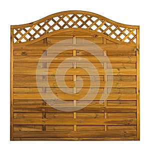 Timber garden fance panel