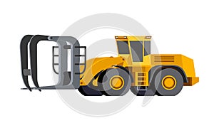 Timber handling wheel loader