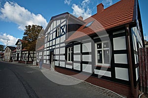 Timber house in Poland, Ustka