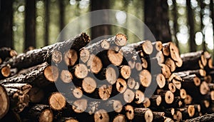 Timber Industry Detail Bark, Trunk, and Energy Stock