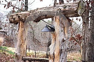 A timber lintel makes any entrance rustic